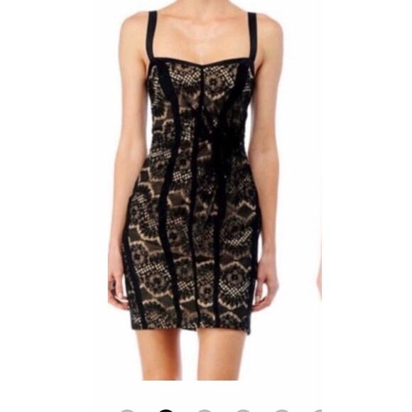 RAG & BONE Dress Size 6 Corset Silk Lace Sheer HADLEIGH Black whimsigoth goth - Picture 1 of 3